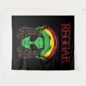 Tenture Alien de reggae (Devant (Horizontal))