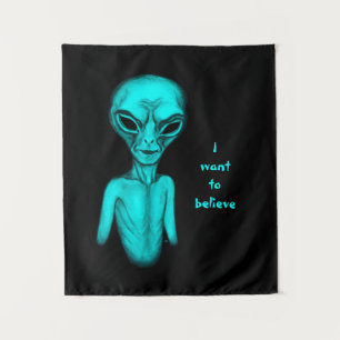 Tenture Alien, je veux croire