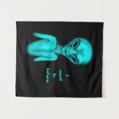 Tenture Alien, je veux croire (Devant (Horizontal))
