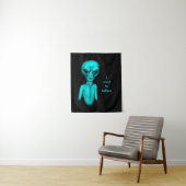 Tenture Alien, je veux croire (En situation)