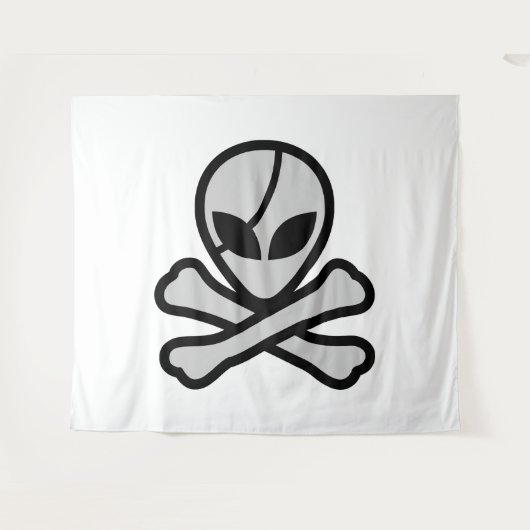 Tenture Alien Pirate (Devant (Horizontal))
