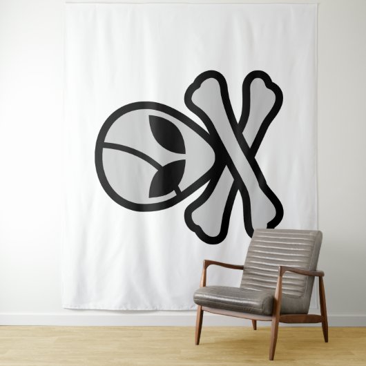 Tenture Alien Pirate (En situation)