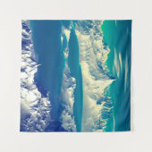 Tenture Alien Planet - 3D ed Computer Artwork. Rochers et  (Devant (Horizontal))