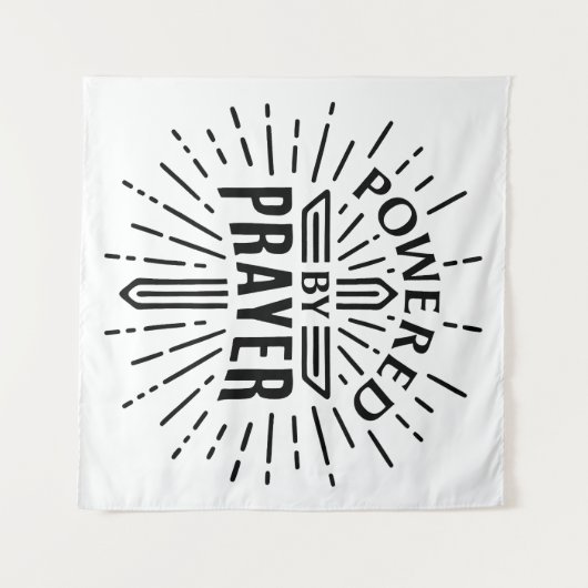 Tenture Alimenté par la prière (Devant (Horizontal))