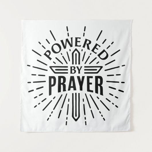 Tenture Alimenté par la prière (Devant)