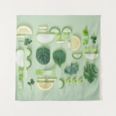 Tenture Aliments sains (Devant (Horizontal))