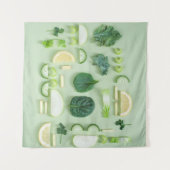 Tenture Aliments sains (Devant)