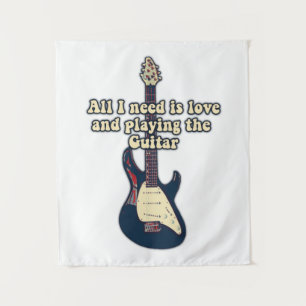 Tenture All i need is love and playing the guitar. funny