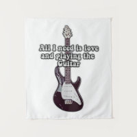 All i need is love and playing the guitar. vintage
