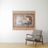 Tenture Allégorie de la musique par Alphonse Mucha (En situation (horizontale))