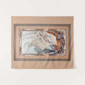 Tenture Allégorie de la musique par Alphonse Mucha (Devant (Horizontal))