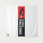 Tenture Allendale Falcons (Devant (Horizontal))