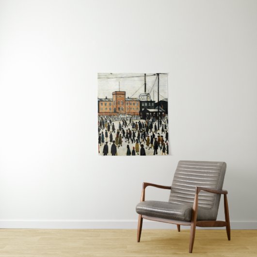 Tenture Aller Au Travail L.S Lowry (En situation)