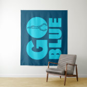 Tenture Aller bleu (En situation)