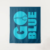 Tenture Aller bleu (Devant)