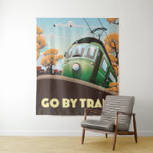Tenture Aller en tramway (En situation)