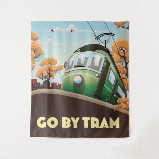 Tenture Aller en tramway (Devant)