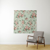 Tenture Allover multi motif flowers ornament Seamless patt (En situation (horizontale))