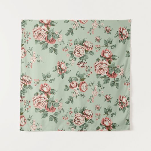 Tenture Allover multi motif flowers ornament Seamless patt (Devant)