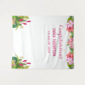 Tenture Aloha Graduation Luau Classe De 2024 Contexte (Devant (Horizontal))