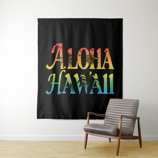 Tenture Aloha Hawaii (En situation)