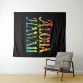 Tenture Aloha Hawaii (En situation (horizontale))