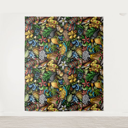 Tenture Aloha Hawaii (Devant)