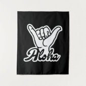 Tenture Aloha Shaka Hand, Hang Loose sign (Devant)