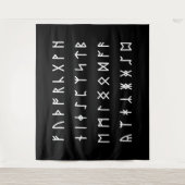 Tenture Alphabet Runique [Futhorc] (Devant)