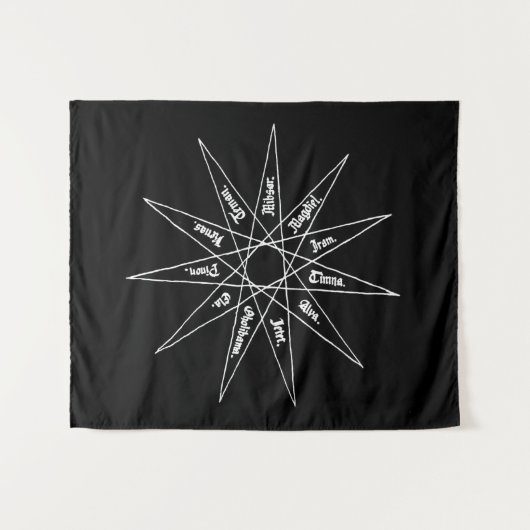 Tenture Altar Hanging Tapestry - Red Dragon (Dragon Rouge) (Devant (Horizontal))