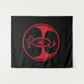 Tenture Altar Hanging Tapestry - Red Dragon (Dragon Rouge) (Devant (Horizontal))