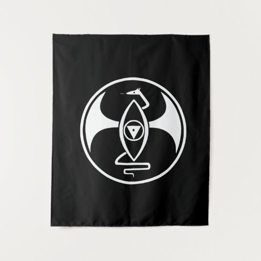 Tenture Altar Hanging Tapestry - Red Dragon (Dragon Rouge) (Devant)