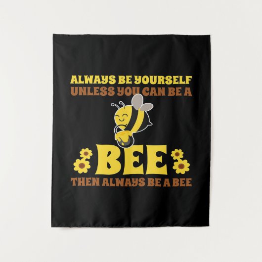 Tenture Always Be A Bee Bee Gifts, I Love Bee, Beekeeping (Devant)