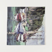 Tenture Amarrage À Turunc Gulet Art Acrylique De Voilier (Devant (Horizontal))