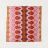 Tenture Amber Flower Ikat (Devant (Horizontal))