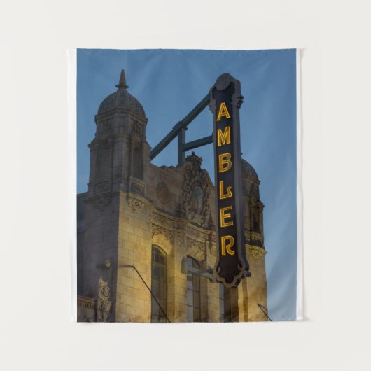 Tenture Ambler Theatre à Twilight Ambler PA (Devant)