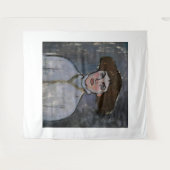 Tenture Amedeo Modigliani art painting (Devant (Horizontal))