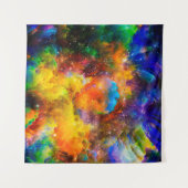 Tenture Aménagement créatif des éléments fractaux, illumin (Devant (Horizontal))