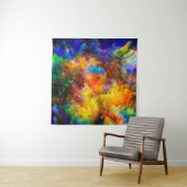 Tenture Aménagement créatif des éléments fractaux, illumin (En situation)