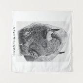 Tenture American Buffalo (Devant (Horizontal))