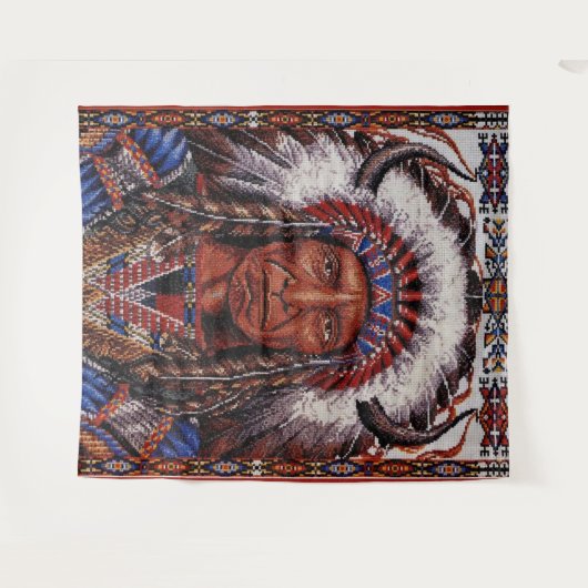 Tenture Amérindien (Devant (Horizontal))