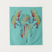 Tenture Amérindien Kokopelli Whale Dreamcatcher 1 (Devant)