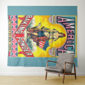 Tenture Amérique Poudre de cuisson (En situation (horizontale))