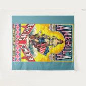 Tenture Amérique Poudre de cuisson (Devant (Horizontal))