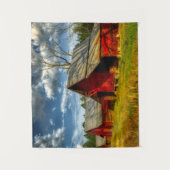 Tenture Amérique rurale Red Grange (Devant)