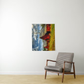 Tenture Amérique rurale Red Grange (En situation)