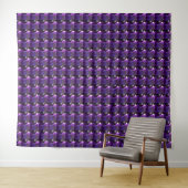 Tenture Amethyst Gemstone Purple (En situation (horizontale))