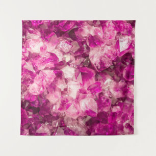Tenture Améthyste Cristal rose Texture sans Seamless.