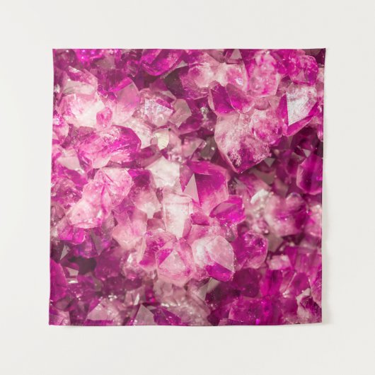 Tenture Améthyste Cristal rose Texture sans Seamless. (Devant)