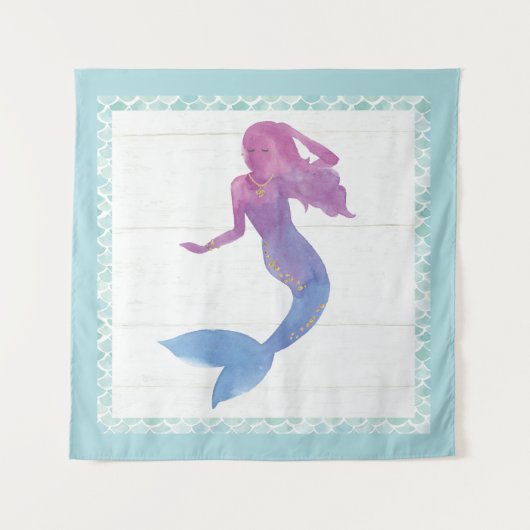 Tenture Amis de sirène III (Devant (Horizontal))